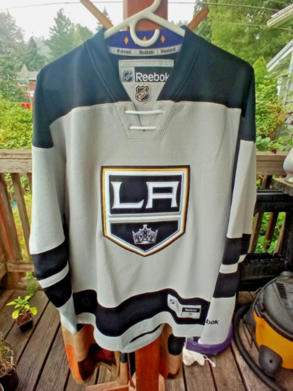 (S)Reebok LA Los Angeles Kings 50th Anniversary NHL Hockey Jersey
